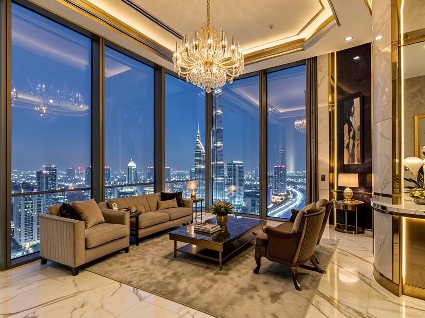 Skyline Penthouse, The Address in Sheikh Zayed Road, Dubai